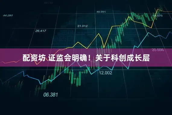 配资坊 证监会明确！关于科创成长层